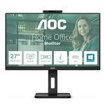 AOC - MONITOR AOC LCD IPS LED 27" WIDE FRAMELESS Q27P3CW 4ms MM QHD 1000:1 BLACK REG.ALT. Pivot HDMI DP USB-C 4xUSB WEBCAM  Fino:31/07(Q27P3CW)