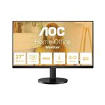AOC - MONITOR AOC LCD IPS 27" WIDE FRAMELESS U27B3A 4ms MM UHD 1000:1 BLACK 2xHDMI DP Vesa Fino:30/04(U27B3A)