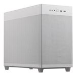 ASUSTEK - CABINET ATX SMALL TOWER ASUS AP201TG WHITE micro-miniATX 1X2,5 + 3xcombo BAY 4xSLOT-ESP.  205x350x460mm VETRO 90DC00G3-B39010(90DC00G3-B39010)