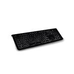 ATLANTIS LAND - TASTIERA USB ATLANTIS P013-KB620 Multimediale NERA RETROILLUMINATA con led Bianco- 4 tasti rapidi -EAN: 8026974019185 GAR.2 ANNI(P013-KB620)