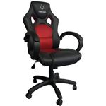 ATLANTIS LAND - SEDIA GAMING ATLANTIS P050-A1-BR Modello A1 -Col. Nero+Rosso- Imbottita- Girevole 360° -(P050-A1-BR)
