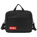 ATLANTIS LAND - BORSA NB 15.6" ATLANTIS NS-KLM12 mod. NASA- Nera-vano int.porta doc.-tasca Zip frontale portaogg.(NS-KLM12)