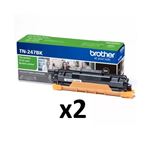 BROTHER - MULTIPACK BROTHER TONER TN247BKTWIN 2xTN247BK 3.000PG CAD. X HL-L3230CDW/L3270CDW DCP-L3550CDW MFC-L3730CDN/L3750CDW/L3770CDW(TN247BKTWIN)
