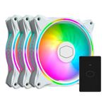 COOLER MASTER - VENTOLA x CABINET COOLER MASTER MFL-B2DW-183PA-R1 MASTERFAN MF120 HALO 3IN1 ARGB WHITE EDITION 120X120X25 conf 3pz(MFL-B2DW-183PA-R1)