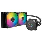 COOLER MASTER - DISS A LIQUIDO COOLER MASTER MLW-D24M-A18PZ-R1 Masterliquid 240L CORE BLACK ARGB LGA 1851-1700-1200-1151-1150 AM5-AM4-AM3/+AM2(MLW-D24M-A18PZ-R1)
