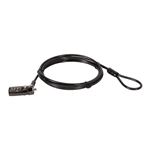 CONCEPTRONIC - LUCCHETTO DI SICUREZZA PER LAPTOP CONCEPTRONIC CUSTODIO01BN IN ACCIAIO-Nano Security Slot-SNZ CHIAVE- 1.8Mt  DIAMETRO 4.5mm(CUSTODIO01BN)