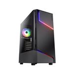 COUGAR - CABINET ATX MIDI TOWER COUGAR 385CC60 MX360 RGB GAMING NERO 210x460x378mm 7slot 2x3,5" 2x2,5" VETRO 1xFANRGB(385CC60)