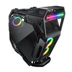 COUGAR - CABINET MIDI TOWER COUGAR 385LMS0 CRATUS NERO 283x636x635mm 7SLOT 2x3,5" 3x2,5" VETRO LATERALE 3xFAN RGB(385LMS0)