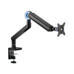 EQUIP - SUPPORTO X LCD/TV  DA TAVOLO 17"/35" EQUIP 650184 NERO supp.fino 10,5Kg-Vesa:75x75 100x100 -EAN:4015867236093 Fino:30/09(650184)
