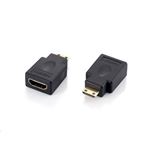 EQUIP - ADATTATORE miniHDMI  EQUIP 118914 da miniHDMI (Type-C) a HDMI (Type A) M/F -Nero - EAN: 4015867176405(118914)