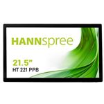 HANNSPREE - MONITOR M-TOUCH HANNSPREE LCD LED 21.5" Wide HT221PPB 4ms MM FHD 1000:1 BLACK VGA HDMI DP USB Vesa NO BASE(HT221PPB)