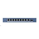 HIKVIS - SWITCH 8P LAN Gigabit HIKVISION DS-3E0510P-E 8P PoE + 2P Uplink - Desktop - QOS - 110W Fino:30/04(DS-3E0510P-E)