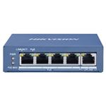 HIKVIS - SWITCH 4P LAN Gigabit HIKVISION DS-3E0505P-E/M 4P PoE + 1P Uplink - Desktop - Metallico- QOS - 35W Fino:30/04(DS-3E0505P-E/M)