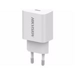 HIKVIS - ALIMENTATORE USB-C da CASA 1P HIKVISION HS-FC20-E1C01A Bianco Out:20W In:100/240Vac(HS-FC20-E1C01A)