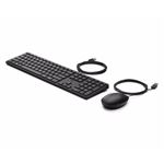 HPI - TASTIERA+MOUSE HP Wired USB 320MK 9SR36AA black 1Y Fino:05/05(9SR36AA#ABZ)