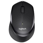 LOGITECH - MOUSE LOGITECH oem B330 SILENT PLUS WIRELESS OTTICO GRIGIO USB 10MT anatomico nano ricevitore durata batterie 24 P/N 910-004913(910-004913)