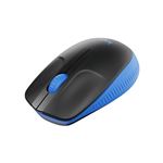 LOGITECH - MOUSE LOGITECH Retail M190 FULL SIZE WIRELESS OTTICO NERO/BLU USB 3 TASTI 1000DPI P/N 910-005907(910-005907)