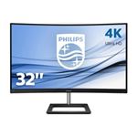 PHILIPS - MONITOR PHILIPS LCD CURVED LED 31.5" Wide 328E1CA/00 4ms SoftBlue MM 4K UHD 2500:1 BLACK 2xHDMI DP Vesa 2Y  Fino:30/04(328E1CA/00)