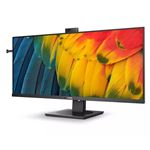 PHILIPS - MONITOR PHILIPS LCD IPS LED 39.5" 21:9 40B1U5601H/00 4ms MM WQHD 1200:1 BLACK HDMI DP HUB USB Dock USB-C LAN WEBCAM W Fino:30/01(40B1U5601H/00)