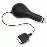 RETRAK - CARICABATTERIE Apple30pin da AUTO RETRAK EUIPODCHGCB cavo 90cm Nero Out:0,7A 0181204000536(EUIPODCHGCB)
