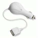 RETRAK - CARICABATTERIE Apple30pin da AUTO RETRAK EUIPODCHGCW cavo 90cm Bianco Out:0,7A 0181204000543(EUIPODCHGCW)