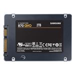 SAMSUNG - SSD-Solid State Disk 2.5" 2000GB (2TB) SATA3 SAMSUNG MZ-77Q2T0BW SSD870 Qvo Read:560MB/s-Write:530MB/s 3anni gar.(MZ-77Q2T0BW)