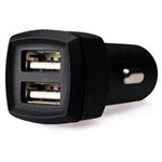 TECNOWARE - MOBILE CAR CHARGER HD SERIES 3.4A USB GOMMATO BLACK(FAM17195)
