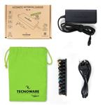 TECNOWARE - ALIMENTATORE CASA X NB UNIVERSALE TECNOWARE FAU17610 95W NERO IN=100/230VAC OUT=12-->24VDC AUTOM. CON 10 CONNETT.(FAU17610)