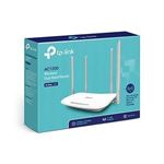 TP-LINK - Wireless AC1200 ROUTER Dual Band TP-LINK Archer C50 -300Mbps x2.4Ghz-867Mbps x 5Ghz- 802.11a/b/g/n 1P WAN-4P 10/100(Archer C50)