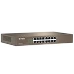 TENDA - SWITCH 16P LAN 10/100M TENDA TEF1016D  Desktop - Metallo  - GARANZIA 3 ANNI(TEF1016D)