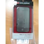 SWISS CHARGER - CUSTODIA X APPLE IPhone4/4S SCP40016 SWISS CHARGER IN ALLUMINIO NERO PER UOMO(SCP40016)
