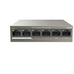 TENDA - SWITCH 6P LAN 10/100M TENDA TEF1106P-4-63W Desktop  4P PoE - GARANZIA 3 ANNI(TEF1106P-4-63W)
