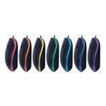 MEDIACOM - MOUSE BX100 OTTICO CAVO USB COLORI NERO/COLORI VARI( M-MEB100)
