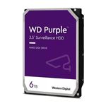 WD - HARD DISK SATA3 3.5" 6000GB(6TB) WD64PURZ WD 256mb cache 5640rpm Purple videosorveglianza 24x7(WD64PURZ)