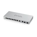 ZYXEL - SWITCH 8P Gigabit+2P 2.5GbE+2P SFP+ 10GbE ZYXEL XGS1210-12-ZZ0102F Unmanaged Plus -design no ventole, Desktop/Rack-(XGS1210-12-ZZ0102F)