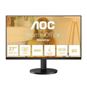 AOC - MONITOR AOC LCD IPS 27" WIDE FRAMELESS U27B3AF 4ms MM UHD 1000:1 BLACK 2xHDMI DP REG.ALT. Vesa Fino:29/08(U27B3AF)
