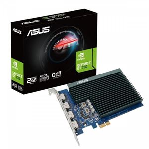 ASUSTEK - SVGA ASUS GT730-4H-SL-2GD5 GT730 nVidia 2GDDR5 64bit PCIe2.0 927Mhz(o.c.) 4xHDMI HDCP 3840x2160 1slot 90YV0H20-M0NA00 Fino:31/07(90YV0H20-M0NA00)