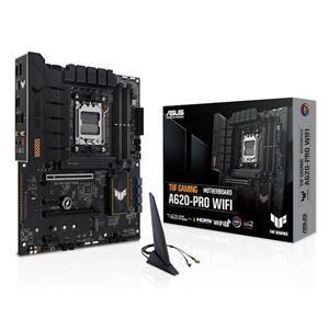 ASUSTEK - MB ASUS TUF GAMING A620-PRO WIFI AM5 4xDDR5DC-6400o.c. DP HDMI 1xPCIe3.0x16 4xSATA3r M.2 Wi-Fi6 BT USB3.2 ATX 90MB1FR0-M0EAY0(90MB1FR0-M0EAY0)