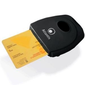 ATLANTIS LAND - CARD READER x SMART CARD ATLANTIS P005-SMARTCR-U USB X HomeBanking/FirmaDigitale/Etc - EAN 8026974013206 -GARANZIA 2 ANNI-(P005-SMARTCR-U)