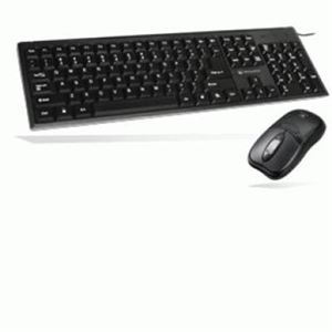 ATLANTIS LAND - TASTIERA+MOUSE USB ATLANTIS P013-WK608M-U OTTICO NERA - EAN 8026974015026 - GARANZIA 2  ANNI-(P013-WK608M-U)