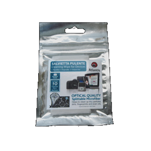 ATLANTIS LAND - KIT PULIZIA NOTEBOOK ATLANTIS P002-CLWP-01 contenente 10 salviettine in microfobra - No liquidi - EAN 8026974015187(P002-CLWP-01)