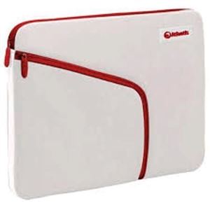 ATLANTIS LAND - BORSA NB e TABLET 7" ATLANTIS P004-K837-A9-7  mod. PHILO-BIANCO+zip ROSSA-Tasca laterale per accessori  EAN 8026974016160(P004-K837-A9-7)