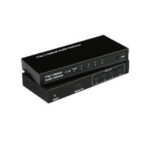 ATLANTIS LAND - Optical Audio Switcher ATLANTIS A04-OP-SW401 con Remote controller - Garanzia 2 anni(A04-OP-SW401)