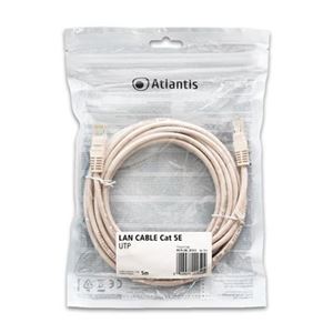 ATLANTIS LAND - CAVO RETE CAT.5E-UTP (cavo patch) ATLANTIS P019-LAN_5E-U-5 - 5Mt(P019-LAN_5E-U-5)