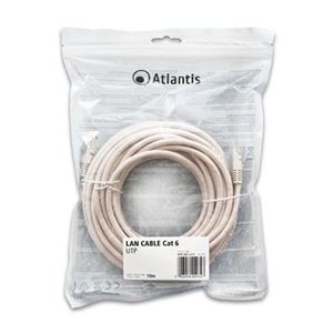 ATLANTIS LAND - CAVO RETE CAT.6 UTP (cavo patch) ATLANTIS P019-LAN_6-U-X - 10Mt - Rame(P019-LAN_6-U-X)