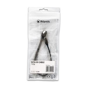 ATLANTIS LAND - CAVO SATAIII 7pin 0.30Mt ATLANTIS P019-SATA3-03(P019-SATA3-03)