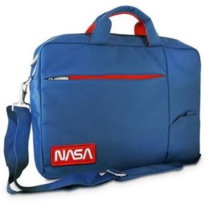 ATLANTIS LAND - BORSA NB 15.6" ATLANTIS NS-KLM180705-A mod. NASA- Blu-vano int.porta doc.tasca Zip front.portaogg.-tasca porta smartphone(NS-KLM180705-A)