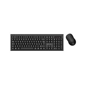 ATLANTIS LAND - TASTIERA+MOUSE CORDLESS ATLANTIS P013-AX280G+M con mouse OTTICO Ricev. Nano-Size -Nera - EAN: 8026974023403(P013-AX280G+M)