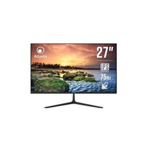 ATLANTIS LAND - MONITOR ATLANTIS LCD Full HD 27"A05-HE27I-VHDM multim.TRIAL in input VGA+HDMI+DP-Supp.FreeSync refr. 75Hz-Conf.DNSH x Fino:30/05(A05-HE27I-VHDM)