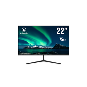ATLANTIS LAND - MONITOR ATLANTIS LCD Full HD 22" A05-HE22V-VH  Ingr.VGA/HDMI. Supp.FreeSync-refr.sino 75Hz.Cavo HDMI incl.-Conf.DNSH  Fino:31/12(A05-HE22V-VH)